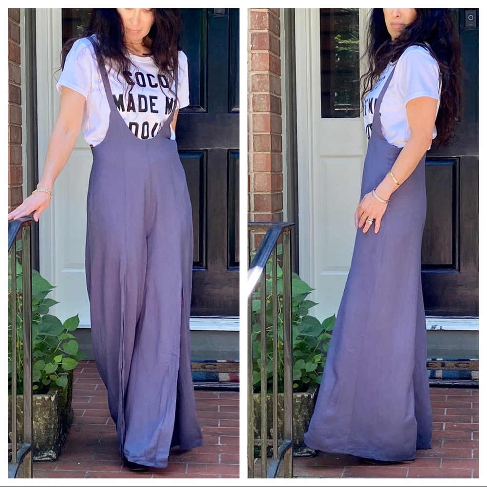 ✨LAST✨BOHEMIAN CHIC SIDE POCKET WIDE LEG JUMPSUIT - Picture 4 of 13